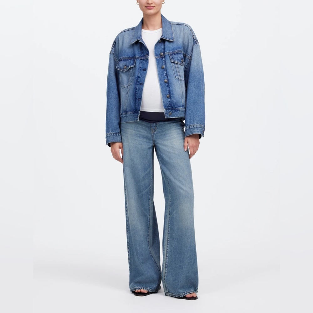 Madewell Light Wash Wide-Leg Jeans